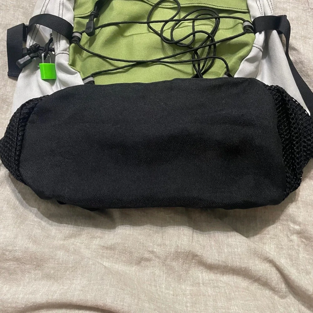 The North Face Borealis Backpack Y2K Green Gray Black Hiking Gorpcore Laptop